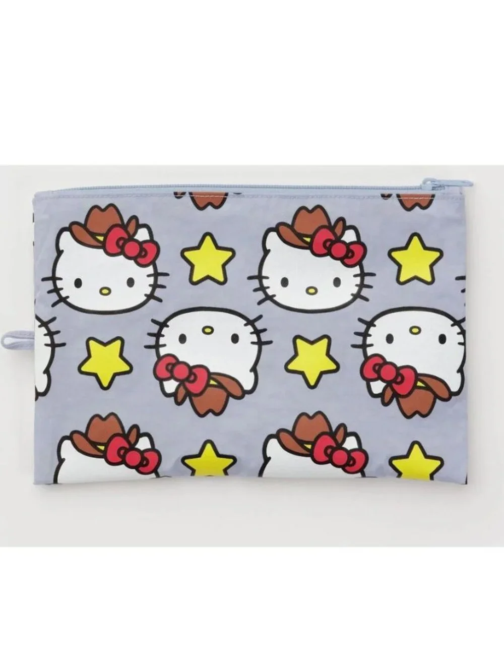 NWOT Baggu Flat Pouch Large - Hello Kitty Western